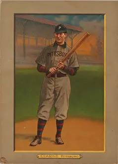 T1627440 Prints: Baseball Card Titled Clarke - Pittsburg