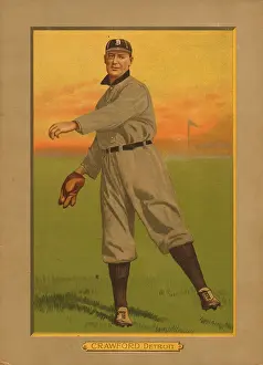 T1627440 Prints: Baseball Card Titled Crawford - Detroit