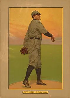 T1627440 Prints: Baseball Card Titled Cy Young - Detroit
