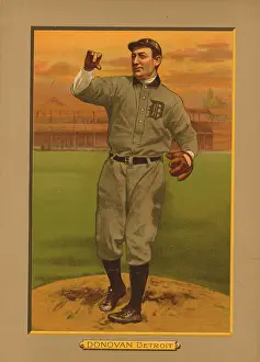 Baseball Card Titled Donovan - Detroit