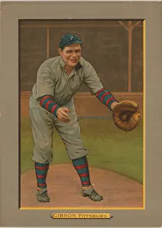 T1627440 Prints: Baseball Card Titled Gibson - Pittsburg
