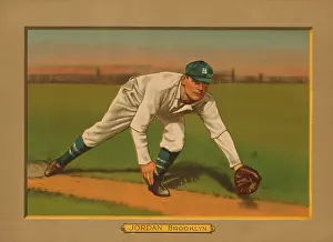 T1627440 Prints: Baseball Card Titled Jordan - Brooklyn