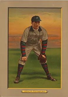 T1627440 Prints: Baseball Card Titled Leach - Pittsburg