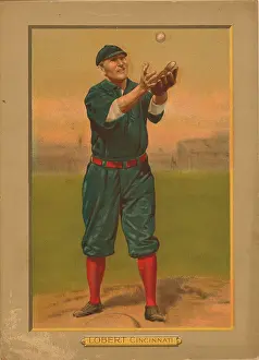 T1627440 Prints: Baseball Card Titled Lobert - Cincinnati