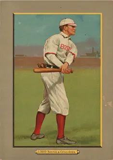 T1627440 Prints: Baseball Card Titled Lord - Boston & Ch'go Amer