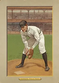 T1627440 Prints: Baseball Card Titled Red Dooin - Phila. Nat'l