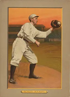 T1627440 Prints: Baseball Card Titled Schlei - N.Y. Nat'l