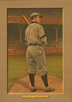 T1627440 Prints: Baseball Card Titled Schulte - Chicago Nat'l