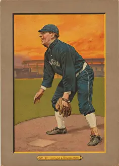 T1627440 Prints: Baseball Card Titled Smith - Chicago & Boston Amer