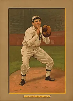T1627440 Prints: Baseball Card Titled Thomas - Phila. Amer
