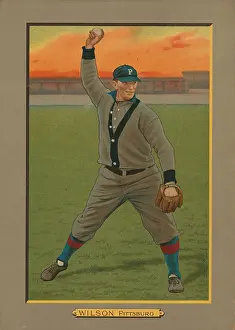 T1627440 Prints: Baseball Card Titled Wilson - Pittsburg