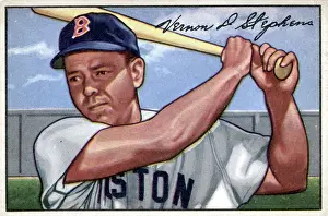Arc0013923 Prints: Baseball Card Of Vern Stephens