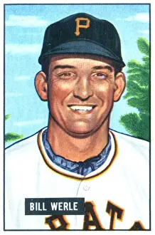 Arc0015362 Prints: Baseball Card Of Bill Werle