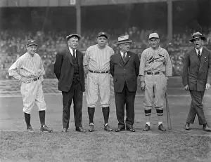 Baseball Celebrities Posing for Portrait
