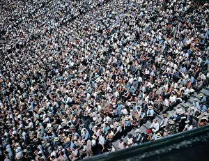 Grandstand Prints: Baseball Crowds at Yankee Stadium