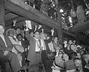 Baseball Fans at Ebbets Field