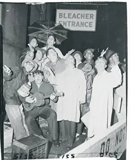 Baseball Fans Singing