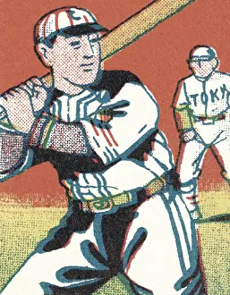 Orient Express Prints: Baseball Game