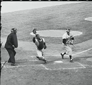 Baseball Game in Yankee Stadium