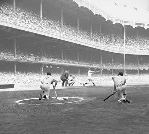 Baseball Game at Yankee Stadium