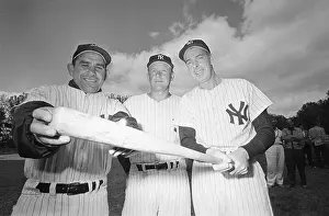 Baseball Greats with Baseball Bat
