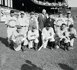 Walter Johnson Prints: Baseball Hall of Famers