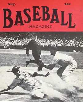 Baseball Magazine Cover