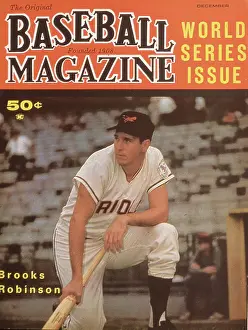 Press And Publishing Prints: Baseball Magazine Cover With Brooks Robinson