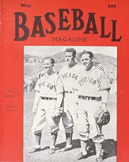 Baseball Magazine Covers Prints: Baseball Magazine Cover With Chicago Cubs Rookies