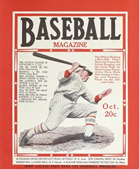 Baseball Magazine Covers Prints: Baseball Magazine Cover With Hack Wilson