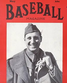 Baseball Magazine Cover With Hank Greenberg