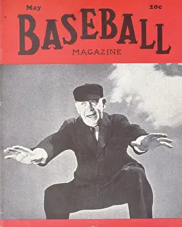 Baseball Magazine Covers Prints: Baseball Magazine Cover With Bill Klem