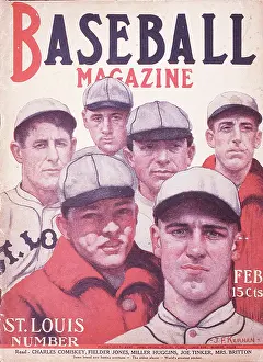 Arc0007368 Prints: Baseball Magazine Cover With St Louis Browns