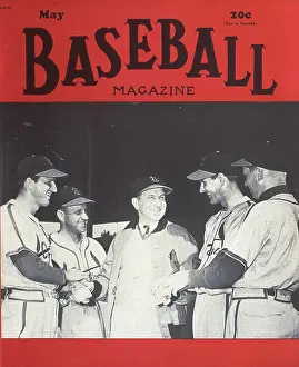 Baseball Magazine Covers Prints: Baseball Magazine Cover With St Louis Cardinals