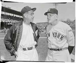 Baseball Managers Bucky Harris and Casey Stengel