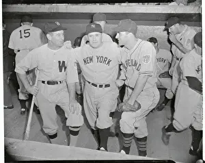 Joseph V Prints: Baseball Managers Posing Together in Uniforms