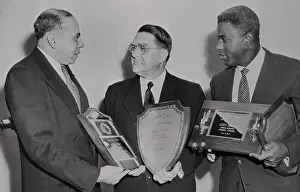Baseball Officials Holding Awards