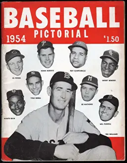 Popular Prints: Baseball Pictorial 1954