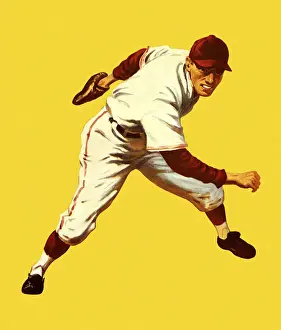 Pitch Prints: Baseball Player