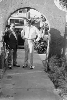 Baseball Player Babe Ruth Arriving in Palm Beach