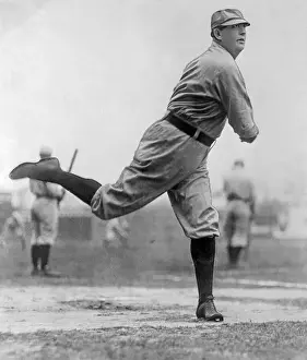 Pitcher Prints: Baseball Player Cy Young