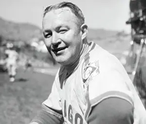 Baseball Player Gabby Hartnett at Spring Training