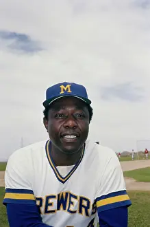 Huty32814 Prints: Baseball Player Hank Aaron