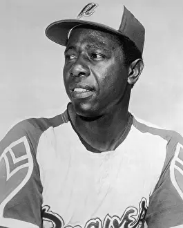 Hank Aaron Prints: Baseball Player Hank Aaron