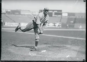 Baseball Player Jeff Pfeffer in Action