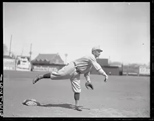 San Antonio Prints: Baseball Player in Pitching Stance