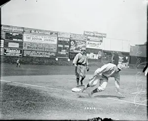 Baseball Player Sliding
