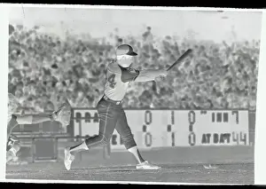 Baseball Players in Action
