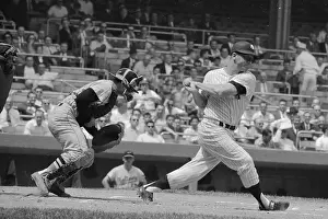 Baseball Players in Action