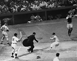 Baseball Players in Action
